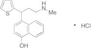 4-[3-(Methylamino)-1-(2-thienyl)propyl]-1-naphthalenol Hydrochloride (Duloxetine Impurity)