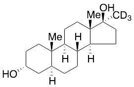 17-Methyl-5α-androstane-3α,17β-diol-d3
