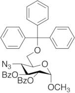 Methyl 4-Azido-2,3-di-O-benzoyl-4-deoxy-6-O-trityl-a-D-glucopyranoside