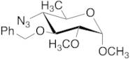 Methyl 4-Azido-4,6-dideoxy-2-O-methyl-3-O-benzyl-α-D-glucopyranoside