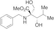 Methyl (2R,3S)-2-Benzylamino-3-hydroxy-2-hydroxymethyl-4-methylpentanoate