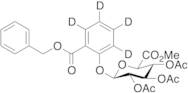 Methyl 1-((2-Benzyloxycarbonxyl)phenyl)-2,3,4-tri-O-acetyl-Beta-D- glucopyranuronate-d4