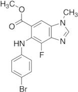 Methyl 5-(4-Bromophenylamino)-4-fluoro-1-methyl-1H-benzo[d]imidazole-6-carboxylate