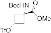 Methyl 1-(Boc-amino)-3-[[(trifluoromethyl)sulfonyl]oxy]cyclobutanecarboxylate