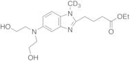 [1-Methyl-5-bis(2’-hydroxyethyl)aminobenzimidazolyl-2]butanoic Acid Ethyl Ester-d3