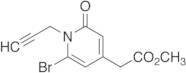 Methyl 6-Bromo-1,2-dihydro-2-oxo-1-(2-propynyl)-4-pyridineacetate (85:15% Bromo:Chloro Derivative)