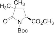 Methyl (2S)-1-(tert-butoxycarbonyl)-4,4-dimethylpyroglutamate