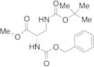 Methyl 2-(S)-[N-Carbobenzyloxy]amino-3-[N-tert-butyloxycarbonyl]aminopropionate