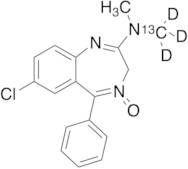 N-Methyl-13CD3 Chlordiazepoxide