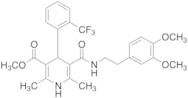 Methyl 1,4-Dihydro-2,6-dimethyl-4-(2’-trifluoromethyl)phenyl-pyridine-3-carboxylate-5-(3,4-dimethoxyphenyl)ethyl Carboxamide