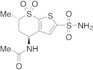 N-[(4S,6S)-2-(Aminosulfonyl)-5,6-dihydro-6-methyl-7,7-dioxido-4H-thieno[2,3-b]thiopyran-4-yl]aceta…