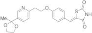 5-[4-[2-[5-(2-Methyl-1,3-dioxolan-2-yl)-2-pyridyl]ethoxy]benzylidene]-2,4-thiazolidinedione