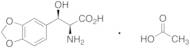 DL-threo-β-(3,4-Methylenedioxyphenyl)serine Acetate Salt