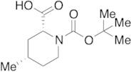 (2R,4S)-rel-4-Methyl-1,2-piperidinedicarboxylic Acid 1-(1,1-Dimethylethyl) Ester