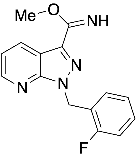 Methyl 1-[(2-Fluorophenyl)methyl]pyrazolo[3,4-b]pyridine-3-carboximidate