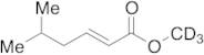 5-Methyl-2-hex-2-enoic Acid Methyl Ester-d3