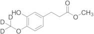 Methyl 3-(3-Hydroxy-4-methoxyphenyl)propanoate-d3