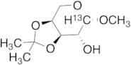 Methyl 3,4-Isopropylidene-b-L-arabinopyranoside-13C