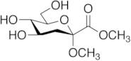 Methyl (Methyl 3-Deoxy-D-arabino-heptulopyranosid)uronate