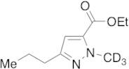 1-Methyl-3-propyl-1H-pyrazole-5-carboxylic Acid Ethyl Ester-d3