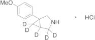 1-(4-Methoxyphenyl)-3-azabicyclo[3.1.0]hexane Hydrochloride-d5