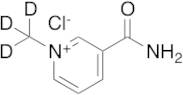 3-Carbamoyl-1-methyl-d3-pyridinium Chloride