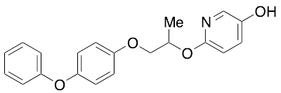 6-[1-Methyl-2-(4-phenoxyphenoxy)ethoxy]-3-pyridinol