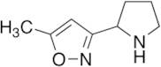 5-Methyl-3-(pyrrolidin-2-yl)-1,2-oxazole