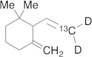 2-Ethenyl-1,1-dimethyl-3-methylenecyclohexane-D2,13C