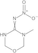 3-Methyl-4-nitroimino-tetrahydro-1,3,5-oxadiazine