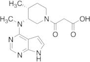 3-((3R,4R)-4-Methyl-3-(methyl(7H-pyrrolo[2,3-d]pyrimidin-4-yl)amino)piperidin-1-yl)-3-oxopropanoic Acid