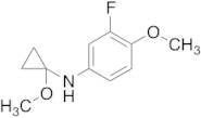 N-1-Methoxycyclopropyl-3-fluoro-4-methoxyaniline