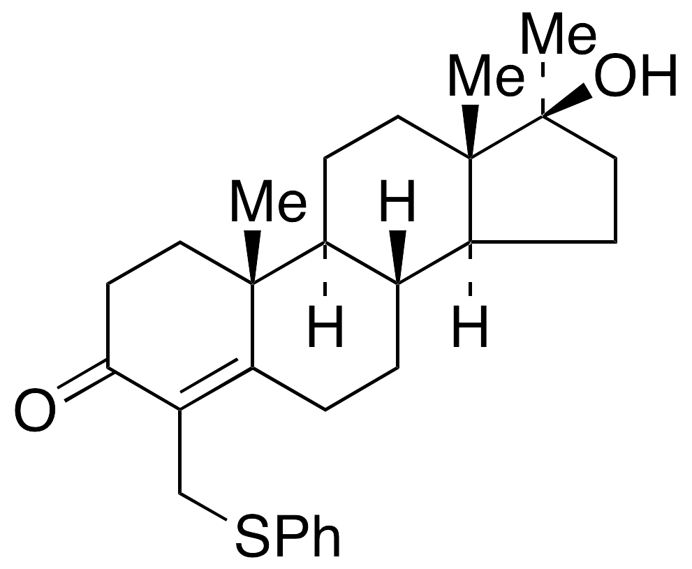 17α-Methyl-4-[(phenylthio)methyl]testosterone