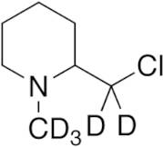 N-Methyl-2-piperidinemethyl-d5 Chloride