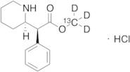 rac-erythro Methyl-13C, d3-phenidate Hydrochloride