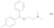 2-​[(RS)​-​(4-​Methylphenyl)​phenylmethoxy]​-​N,​N-​dimethylethanamine Hydrochloride