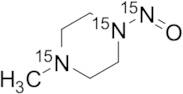 N-Methyl-N’-nitrosopiperazine-15N3