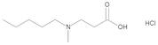 3-(N-Methyl-N-pentylamino)propionic Acid Hydrochloride