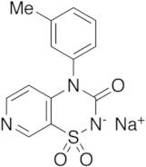 4-(3-Methylphenyl)-2H-pyrido[4,3-e]-1,2,4-thiadiazin-3(4H)-one 1,1-Dioxide Sodium Salt (Torsemide impurity)