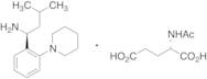 (S,S’)-3-Methyl-1-(2-piperidinophenyl)butylamine N-Acetyl-glutamate Salt