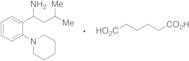 3-Methyl-1-(2-(1-piperidinyl)phenyl)butylamine Adipate (1:3)