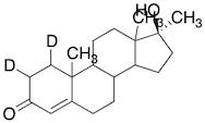 4-Androsten-17α-methyl-17β-ol-3-one-1,2-d2