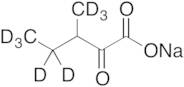 3-Methyl-2-oxovaleric Acid-d8 Sodium Salt