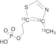 4-Methyl-5-(2-phosphorylethyl)thiazole-13C3.