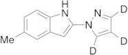 5-Methyl-2-(1H-pyrazol-1-yl)-d3-1H-indole