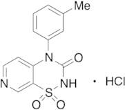 4-(3-Methylphenyl)-2H-pyrido[4,3-e]-1,2,4-thiadiazin-3(4H)-one 1,1-Dioxide Hydrlochloride