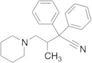 β-Methyl- α,α -diphenyl-1-piperidinebutanenitrile