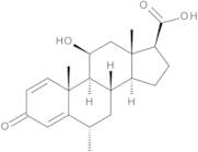 6α-Methyl Prednisolone 17-Deshydroxy 17β-Carboxylic Acid
