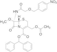 7-Methoxy-7-(2-((4-Nitrobenzyl)-oxy)acetamido)cephalosporanoic Acid Diphenylmethyl Ester