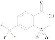2-Methylsulfonyl-4-trifluoromethylbenzoic Acid